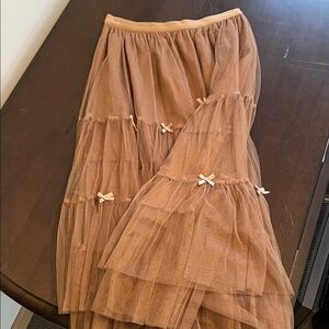 Tiered Tulle Skirt